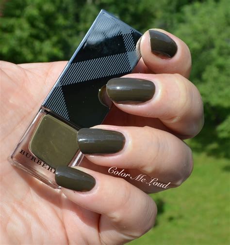 burberry nail polish review|Burberry nail polish khaki green.